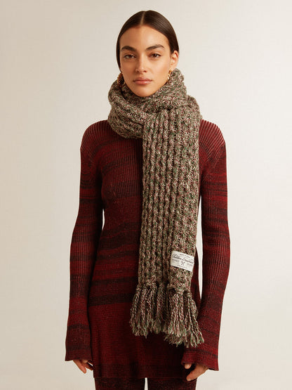 Multicolored wool scarf - Golden Goose Women|Men