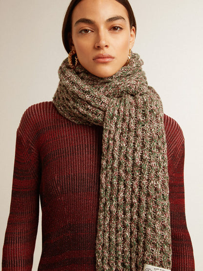 Multicolored wool scarf - Golden Goose Women|Men