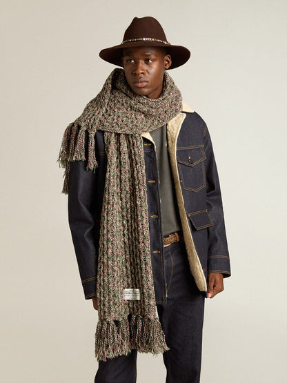 Multicolored wool scarf - Golden Goose Women|Men