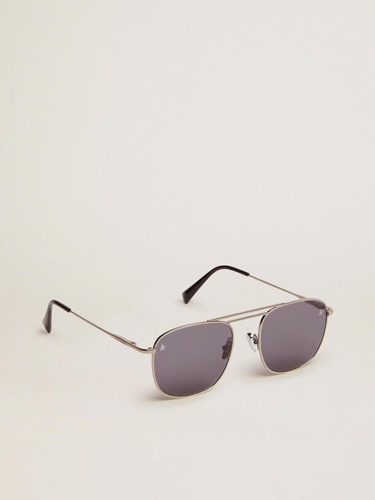 Roger aviator sunglasses with black frame and black lenses - Golden Goose Women|Men