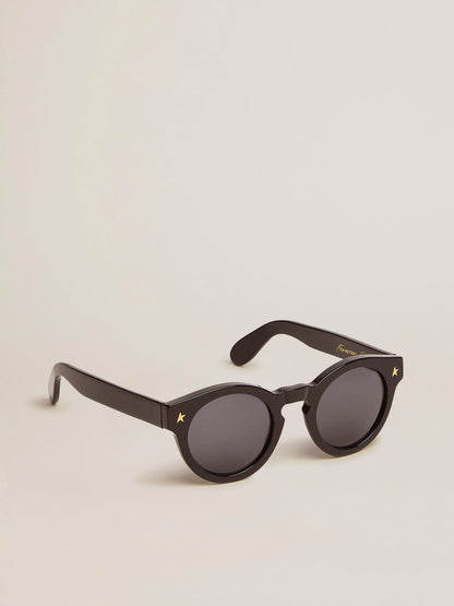 Sunframe Panthos model with black frame and gold details - Golden Goose Women|Men
