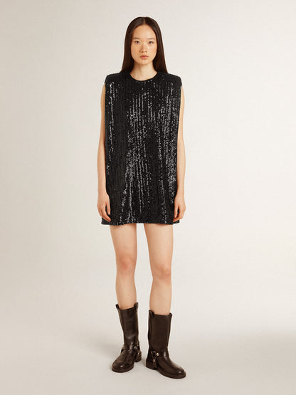 Kurt boots in black leather with silver buckle - Golden Goose Women