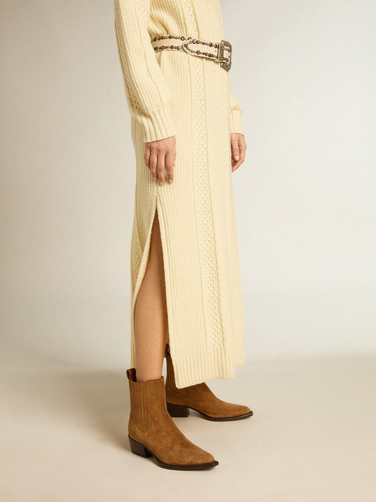 Debbie brown suede boots - Golden Goose Women