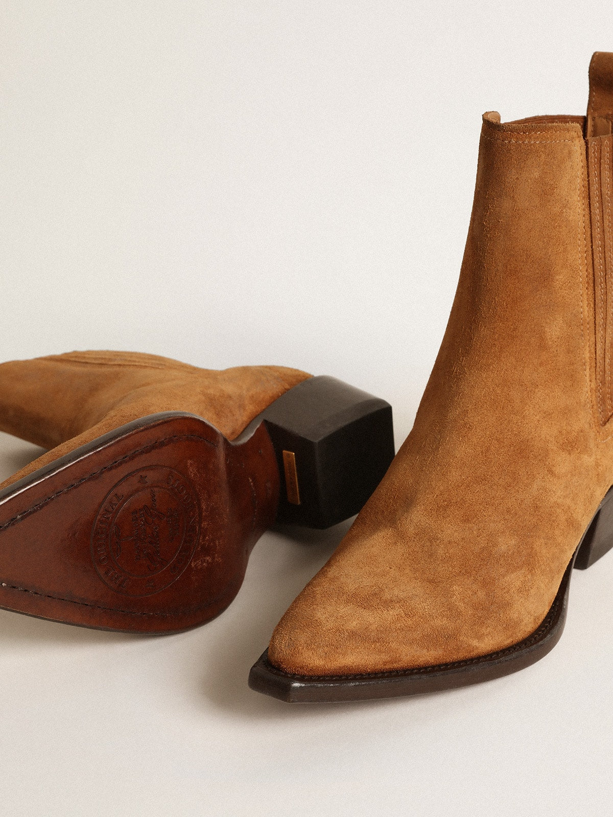 Debbie brown suede boots - Golden Goose Women