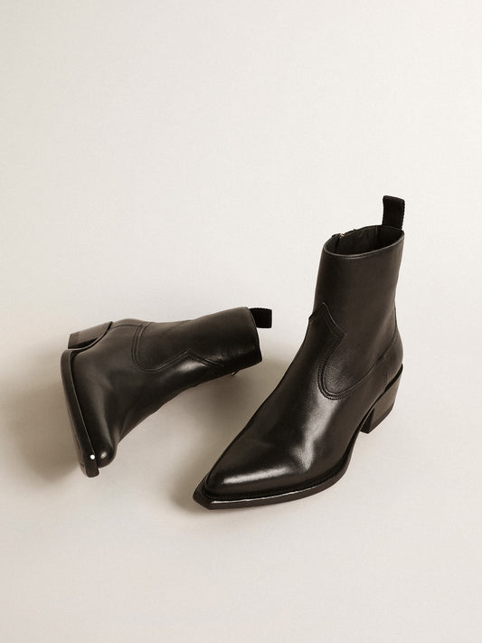 Women’s Debbie boots in black leather - Golden Goose Women