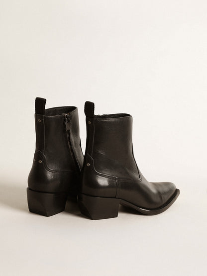 Women’s Debbie boots in black leather - Golden Goose Women