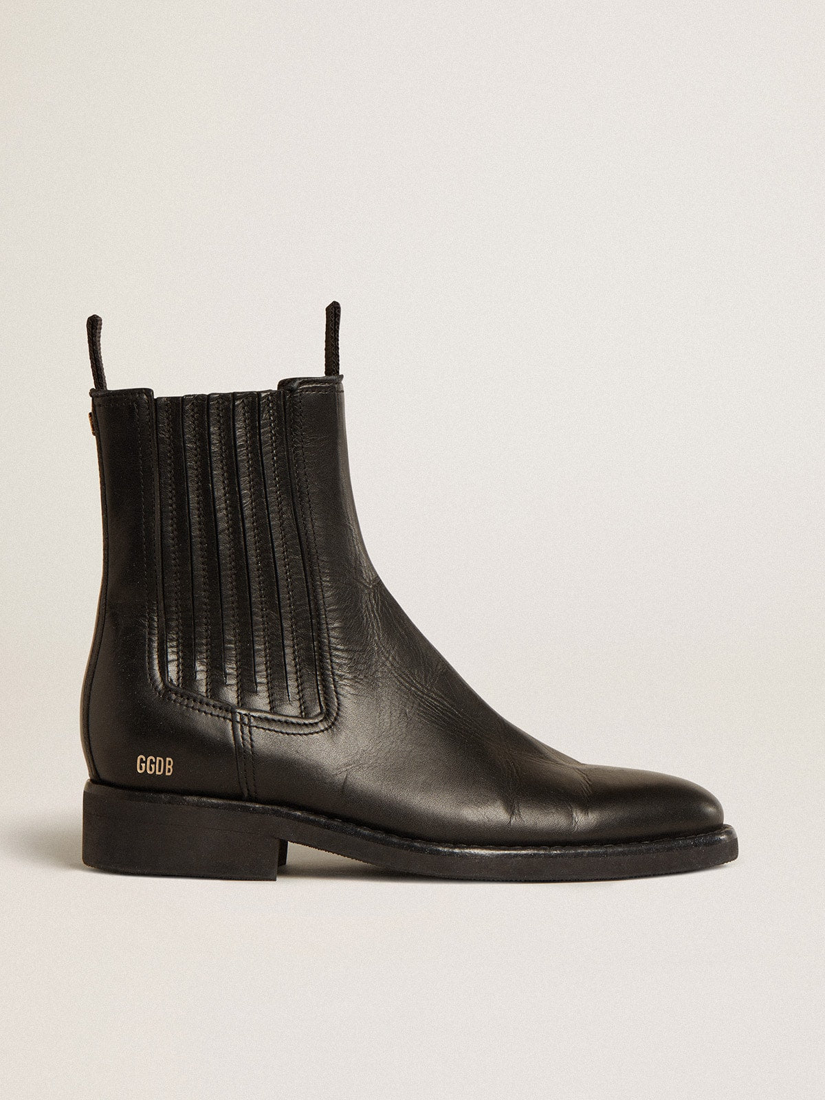 Women’s Chelsea boots in black leather - Golden Goose Women