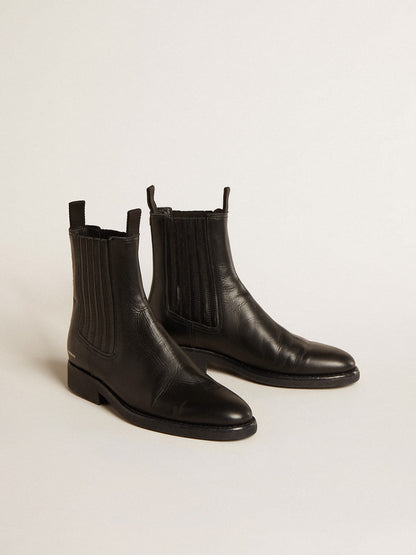 Women’s Chelsea boots in black leather - Golden Goose Women