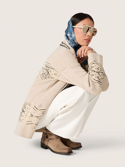 Women's high Biker boots in dark beige waxed suede with strap and a silver-colored buckle - Golden Goose Women