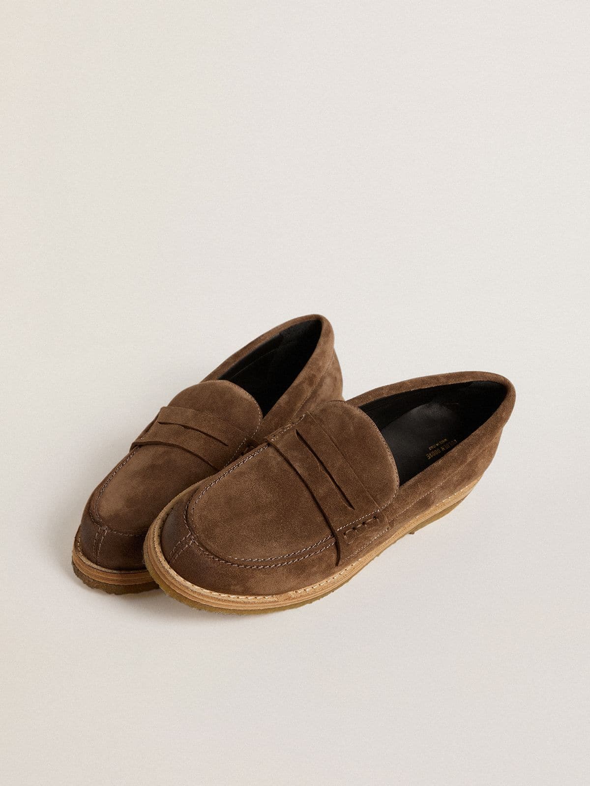Women's Jerry loafer in dove-gray suede - Golden Goose Women