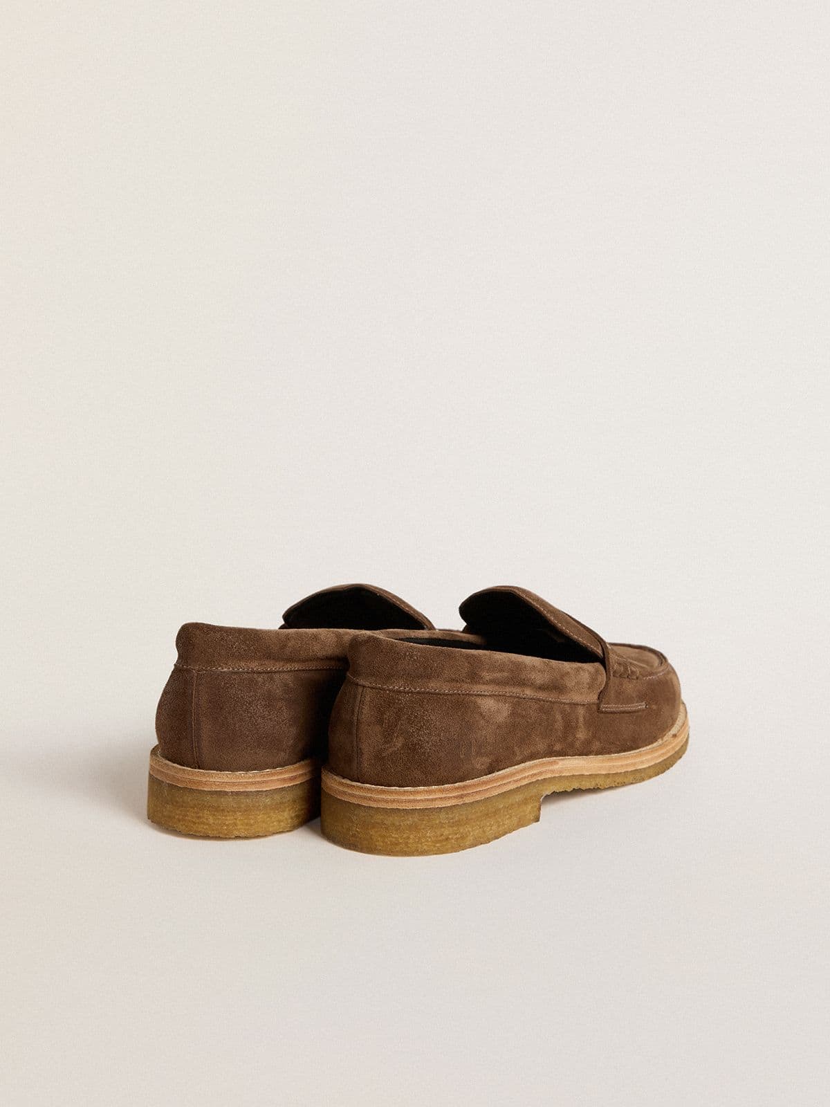 Women's Jerry loafer in dove-gray suede - Golden Goose Women