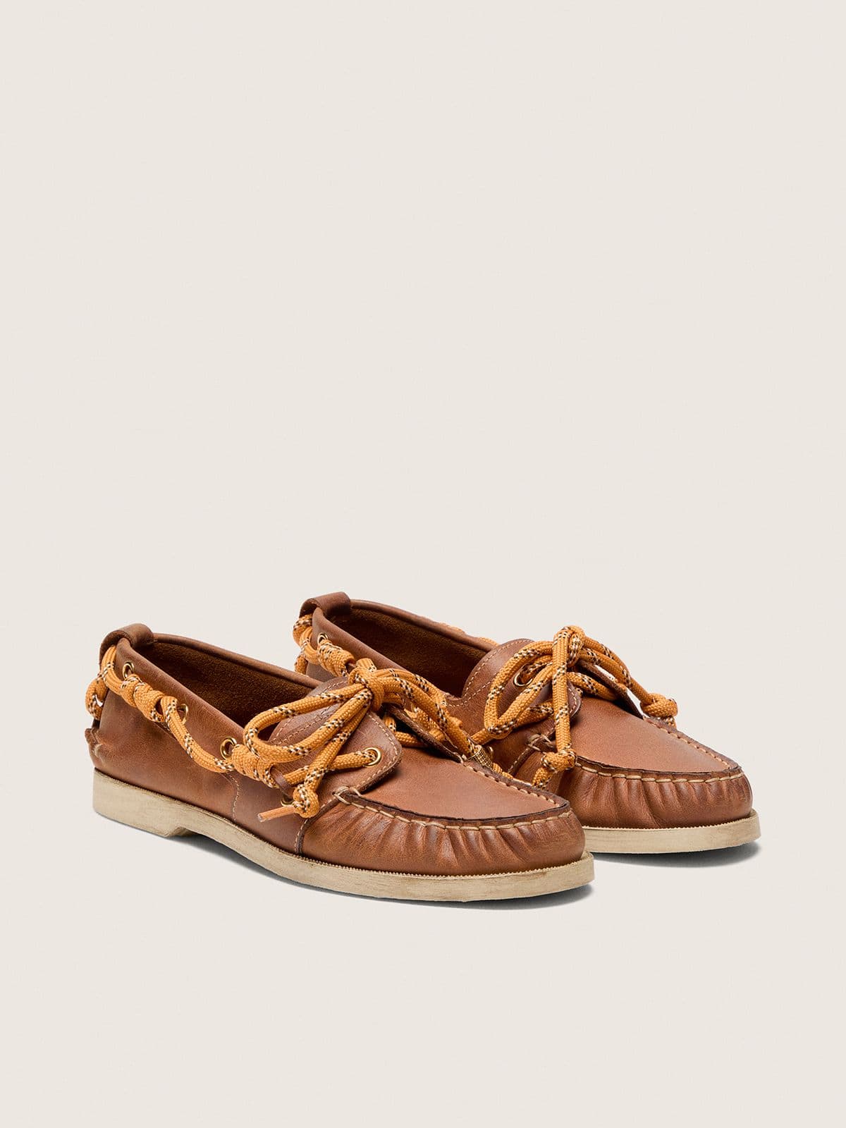 Women's Cruise loafer in tobacco-colored leather - Golden Goose Women