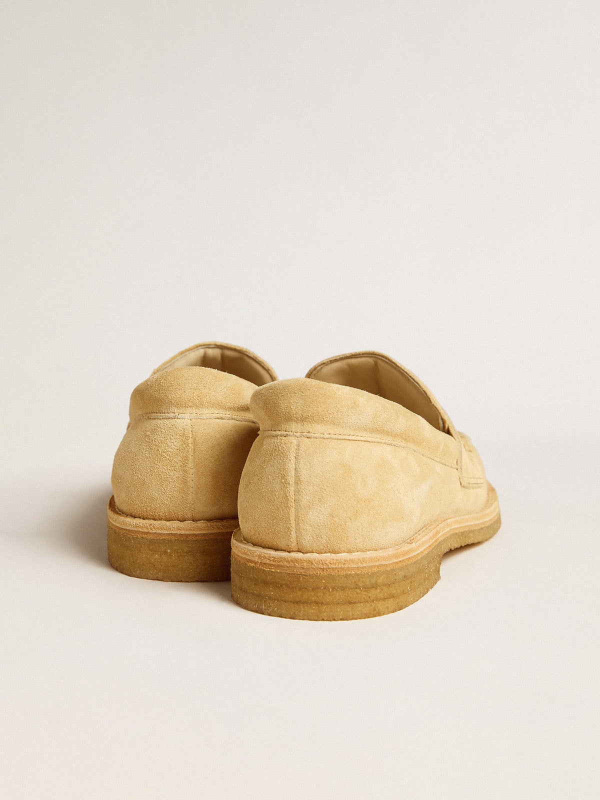 Jerry loafer in ecru waxed suede - Golden Goose Women