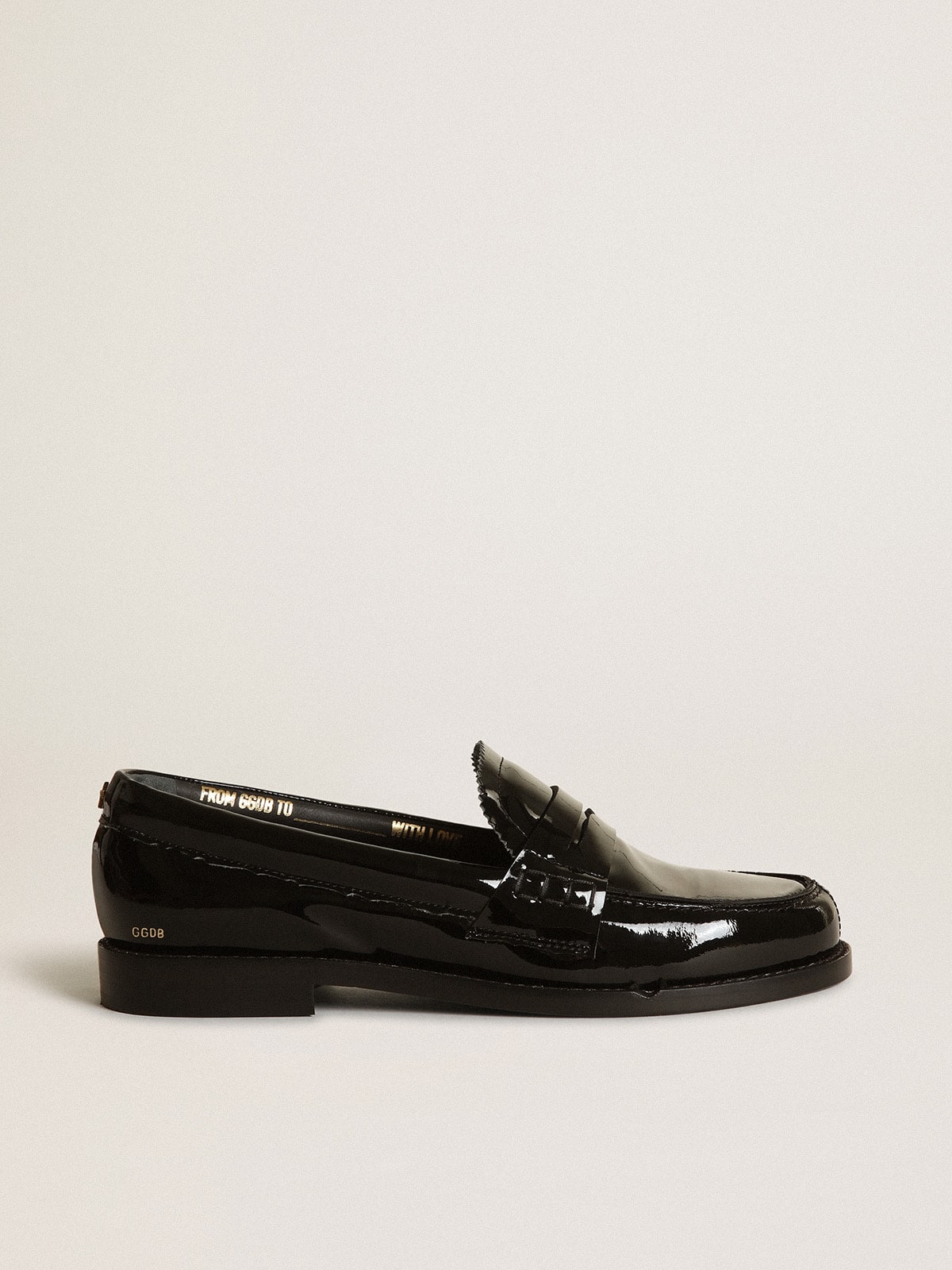 Jerry loafer in black patent leather - Golden Goose Women