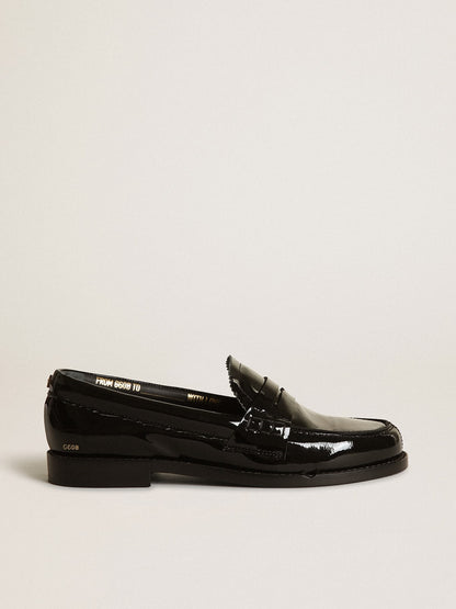 Jerry loafer in black patent leather - Golden Goose Women