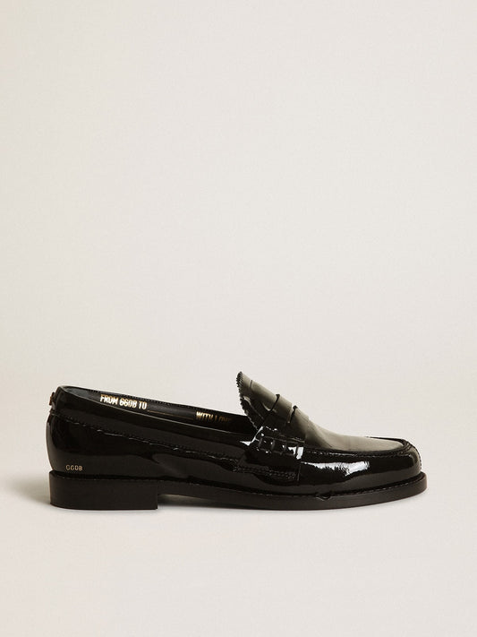 Jerry loafer in black patent leather - Golden Goose Women