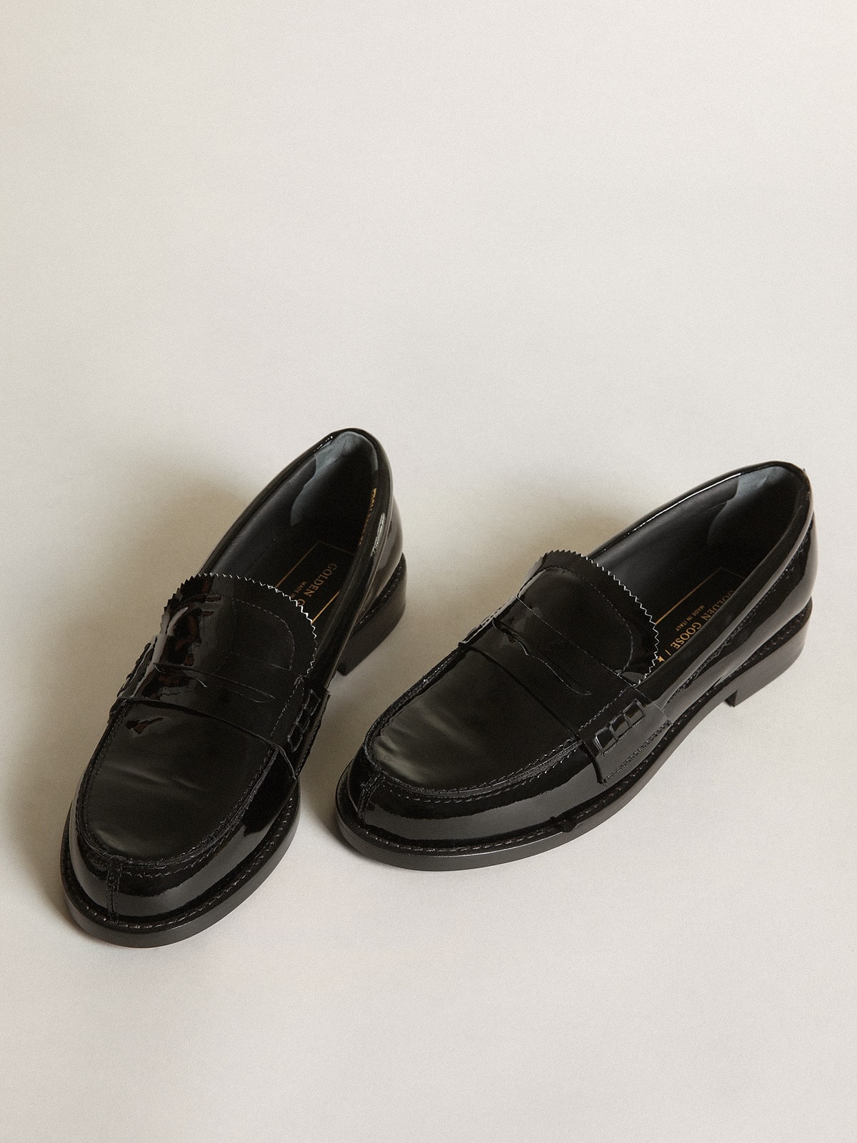 Jerry loafer in black patent leather - Golden Goose Women