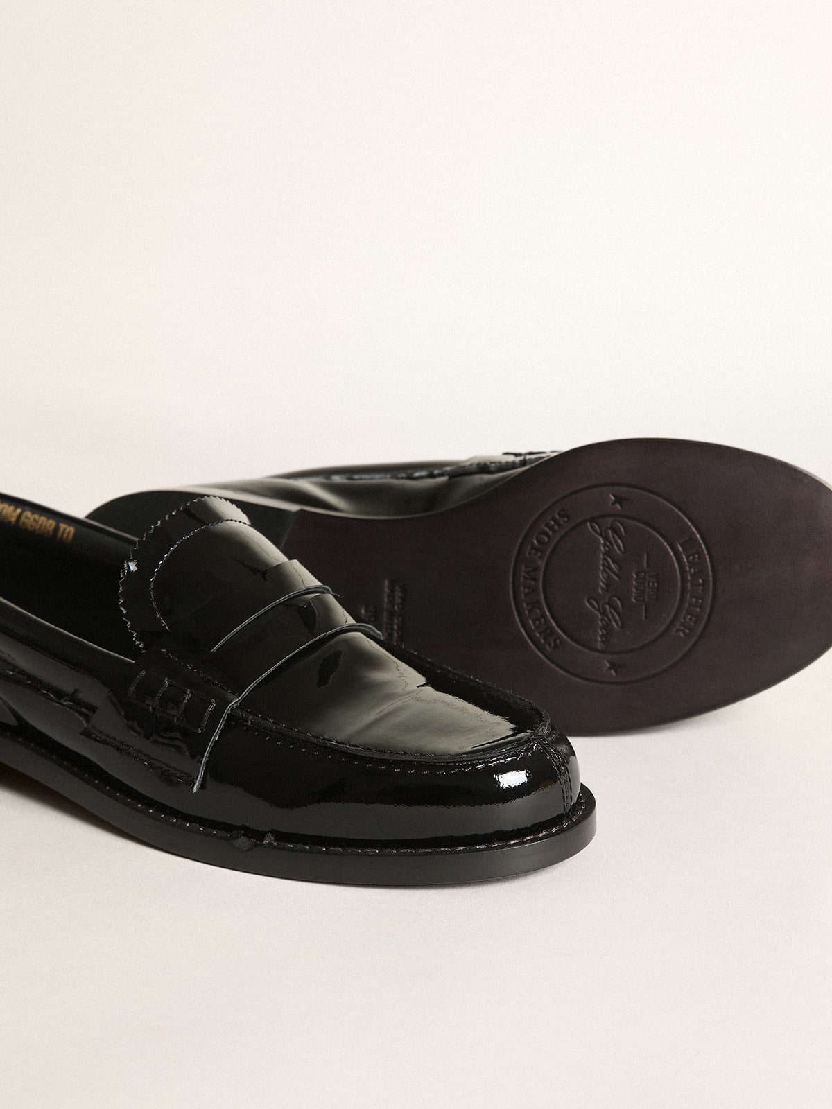 Jerry loafer in black patent leather - Golden Goose Women
