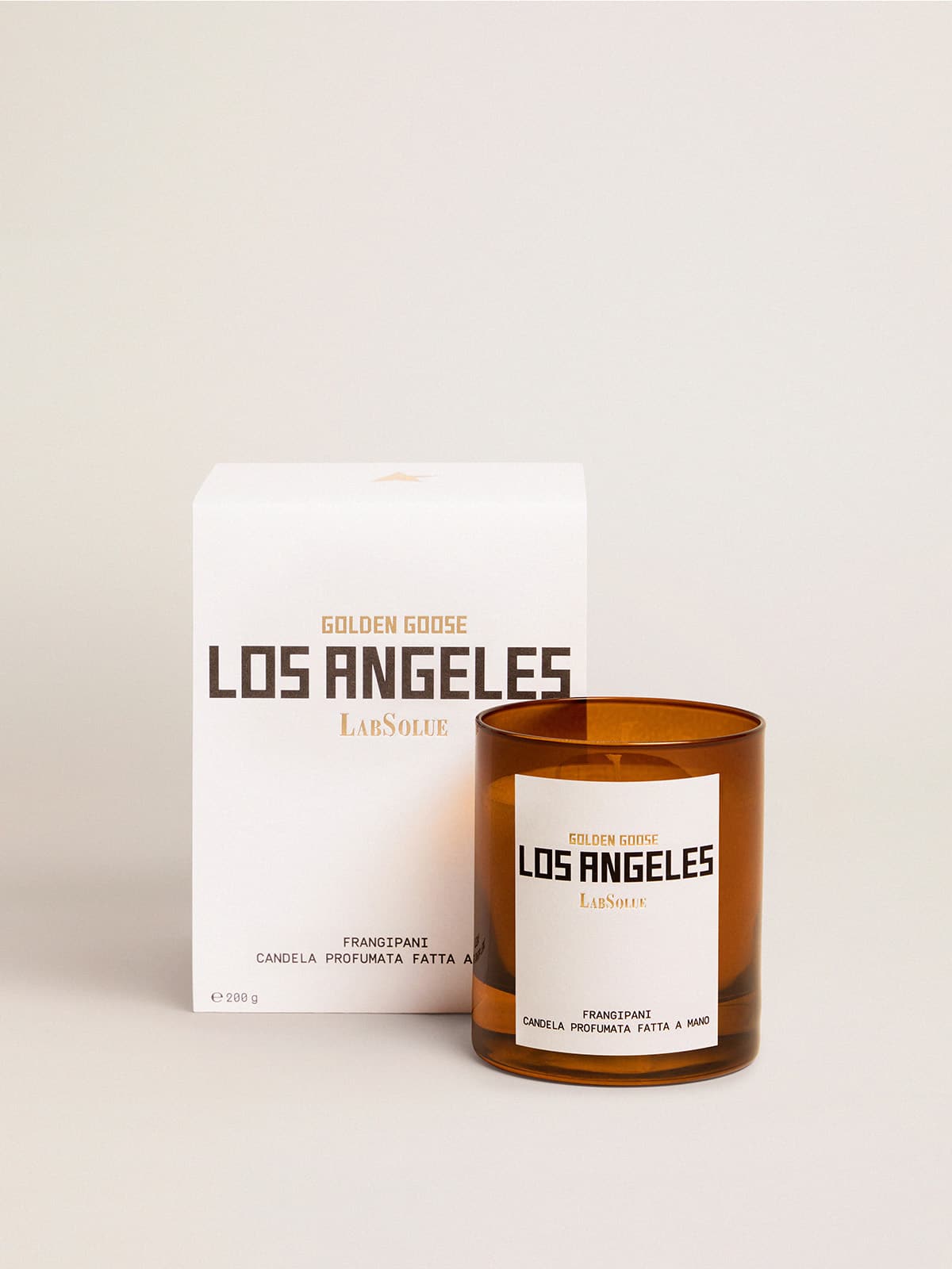 Los Angeles Essence Frangipane Scented Candle 200 g. - Golden Goose Women|Men