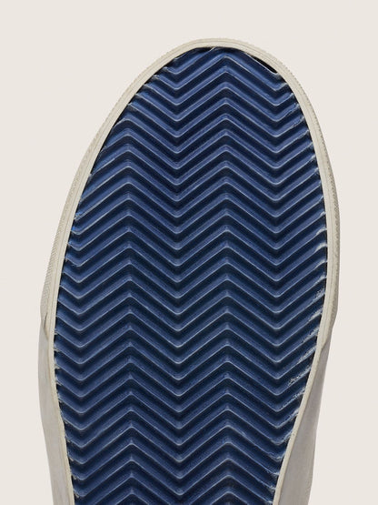 Men's Super-Star in nappa with green leather star and gray leather heel tab - Golden Goose Men