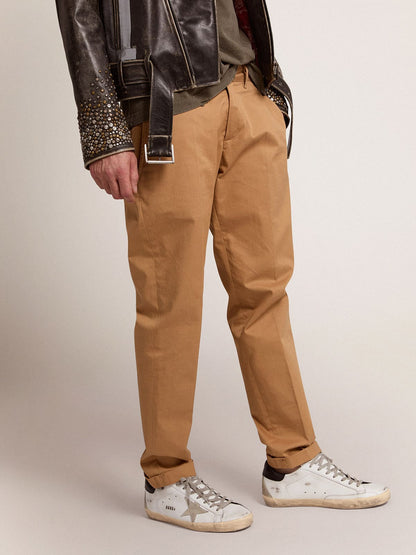 Men's Super-Star with black heel tab and metal stud lettering - Golden Goose Men