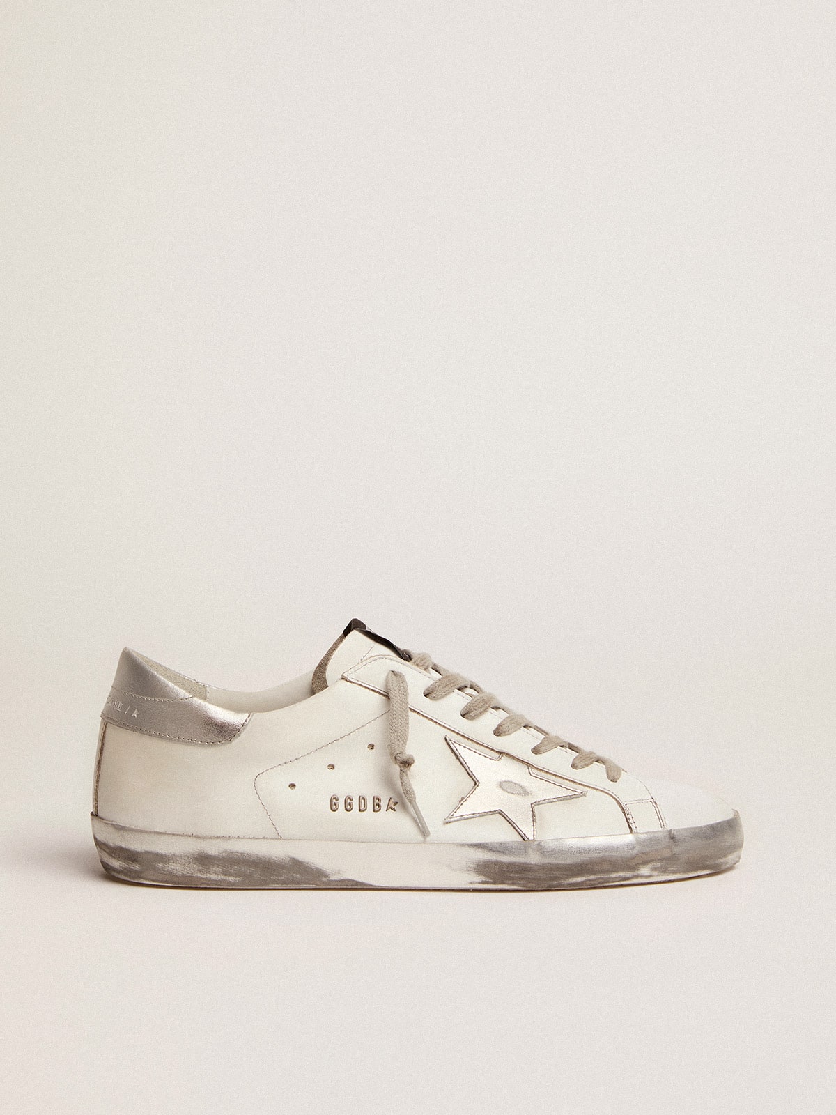 Men's Super-Star with laminated star and heel tab - Golden Goose Men