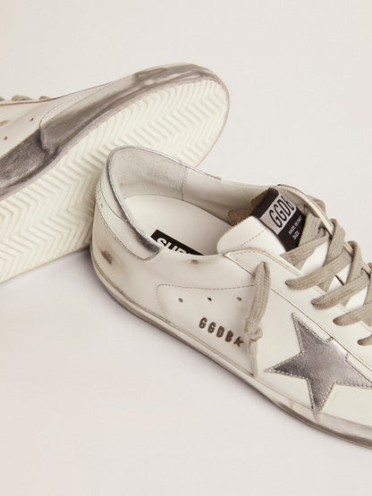 Men's Super-Star with laminated star and heel tab - Golden Goose Men
