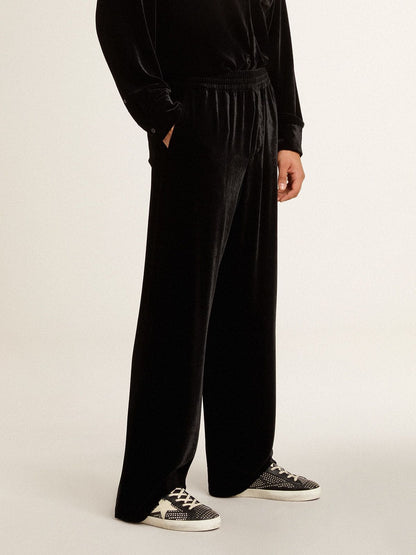 Men’s Super-Star in studded black nappa with white leather star - Golden Goose Men