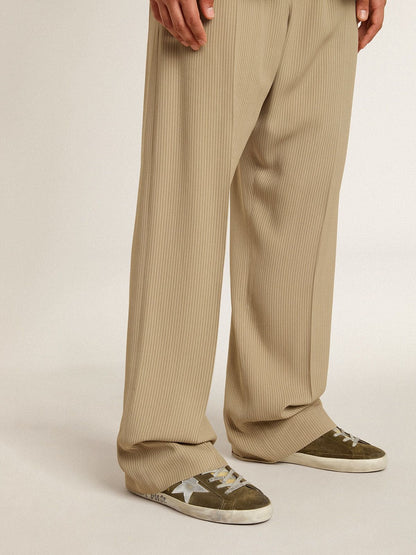 Men's Super-Star LTD in suede with metallic leather star and leather heel tab - Golden Goose Men