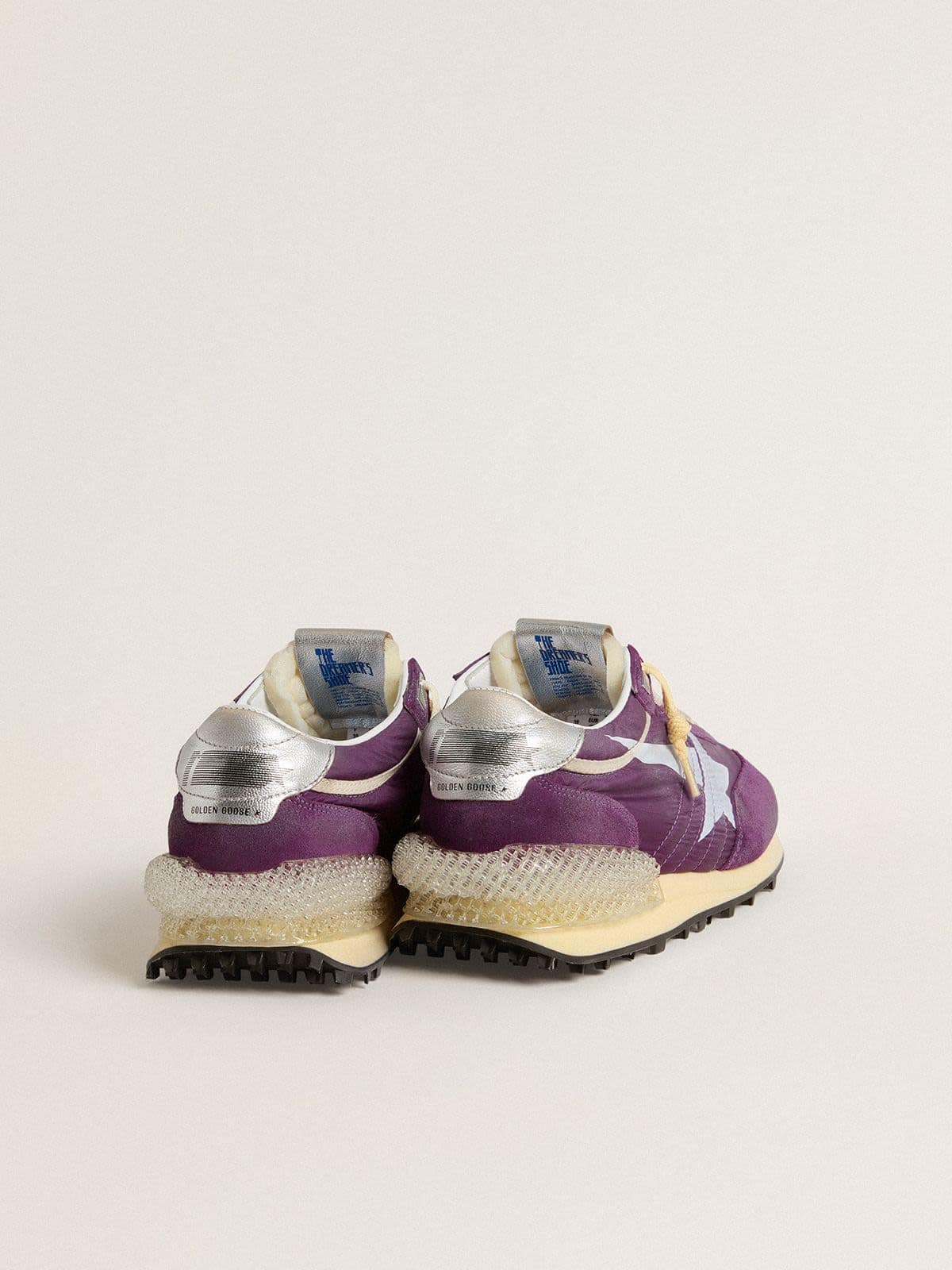 Men’s Marathon with purple nylon upper and white star - Golden Goose Men
