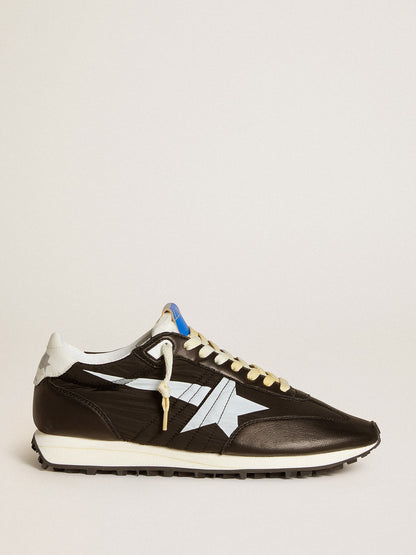 Men’s Marathon with black nylon upper and white star - Golden Goose Men