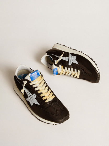 Men’s Marathon with black nylon upper and white star - Golden Goose Men