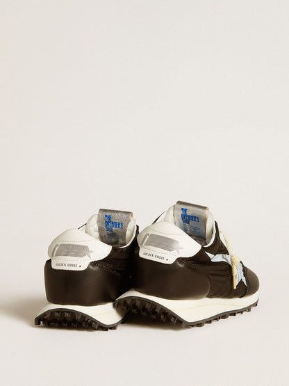 Men’s Marathon with black nylon upper and white star - Golden Goose Men