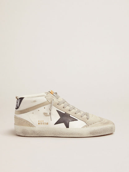 Men's Mid Star white with black star - Golden Goose Men