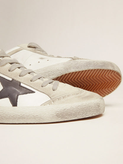 Men's Mid Star white with black star - Golden Goose Men