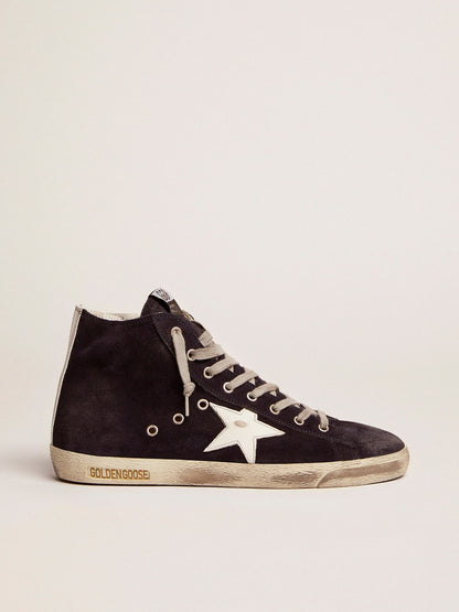 Men's Francy in leather with leather star and heel tab - Golden Goose Men