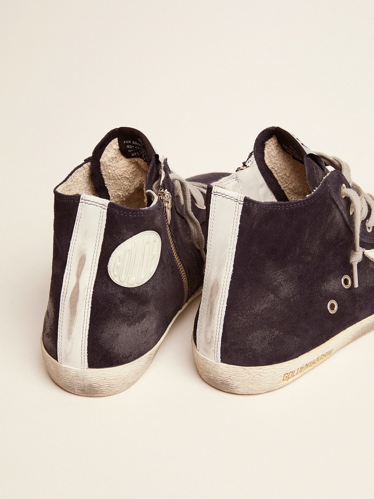 Men's Francy in leather with leather star and heel tab - Golden Goose Men