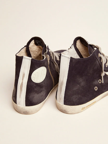 Men's Francy in leather with leather star and heel tab - Golden Goose Men