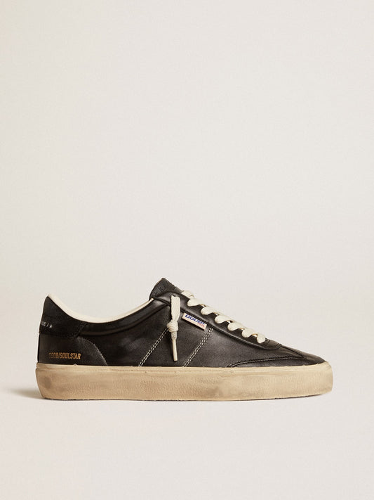 Men’s Soul Star in black bio-based nappa - Golden Goose Men