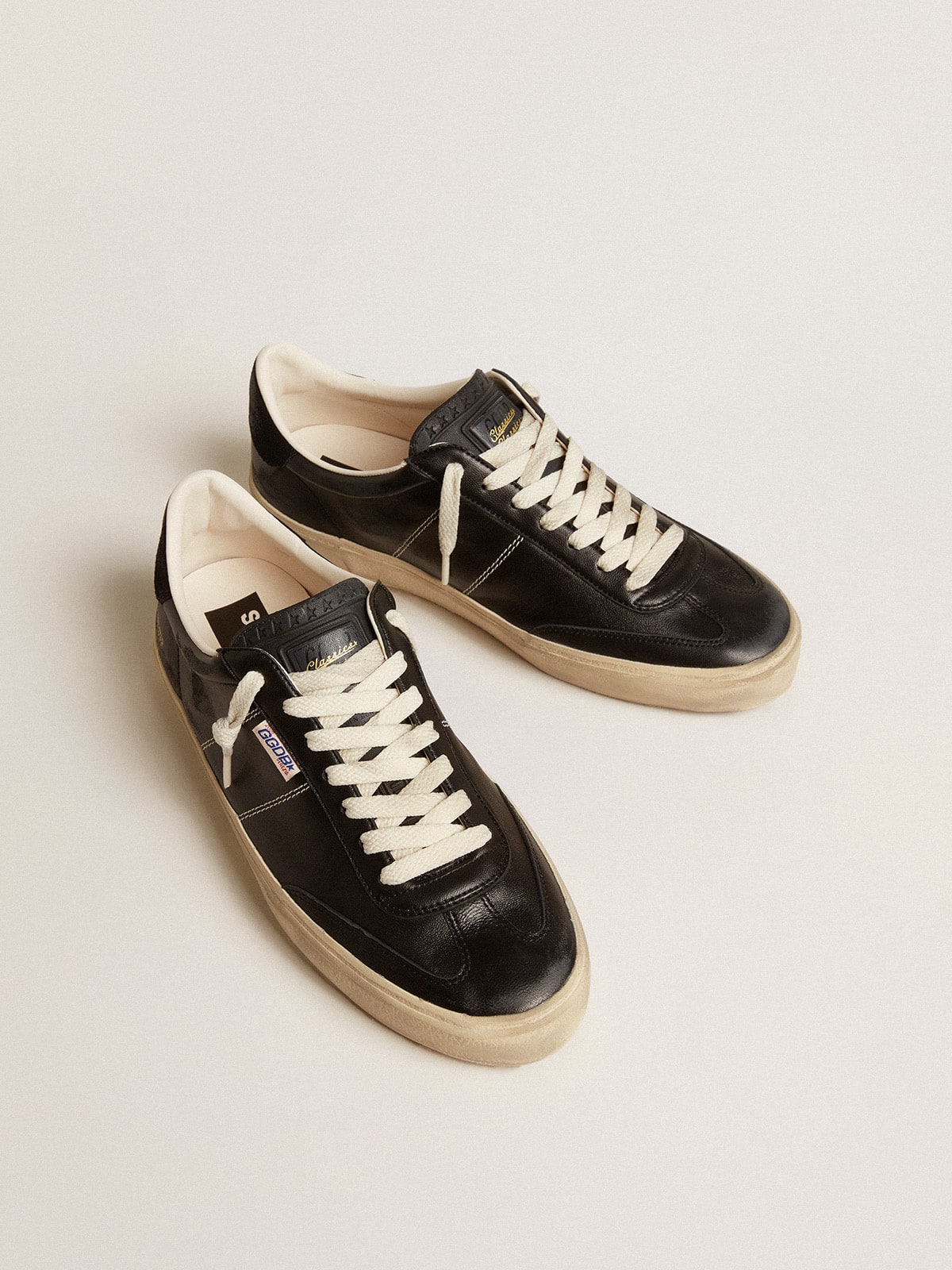 Men’s Soul Star in black bio-based nappa - Golden Goose Men