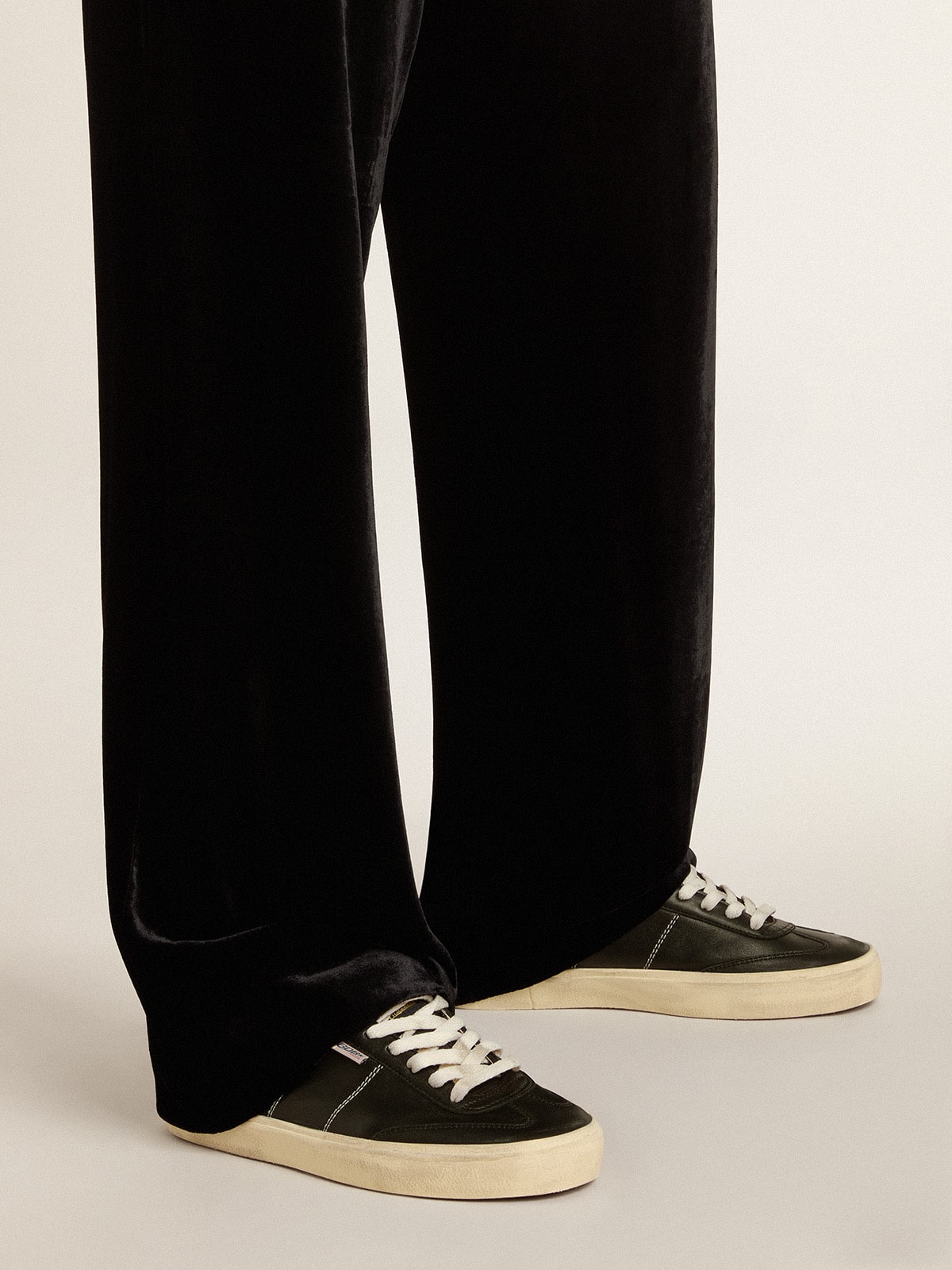 Men’s Soul Star in black bio-based nappa - Golden Goose Men
