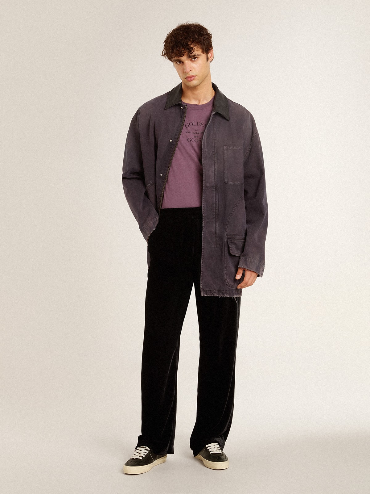 Men’s Soul Star in black bio-based nappa - Golden Goose Men
