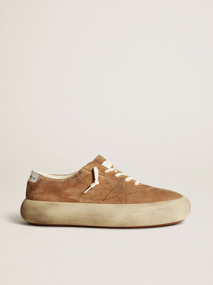 Men's Space-Star in tobacco-colored suede - Golden Goose Men