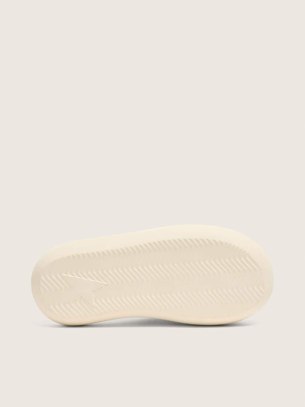 Men's Space-Star Slide slip-ons in white leather - Golden Goose Men