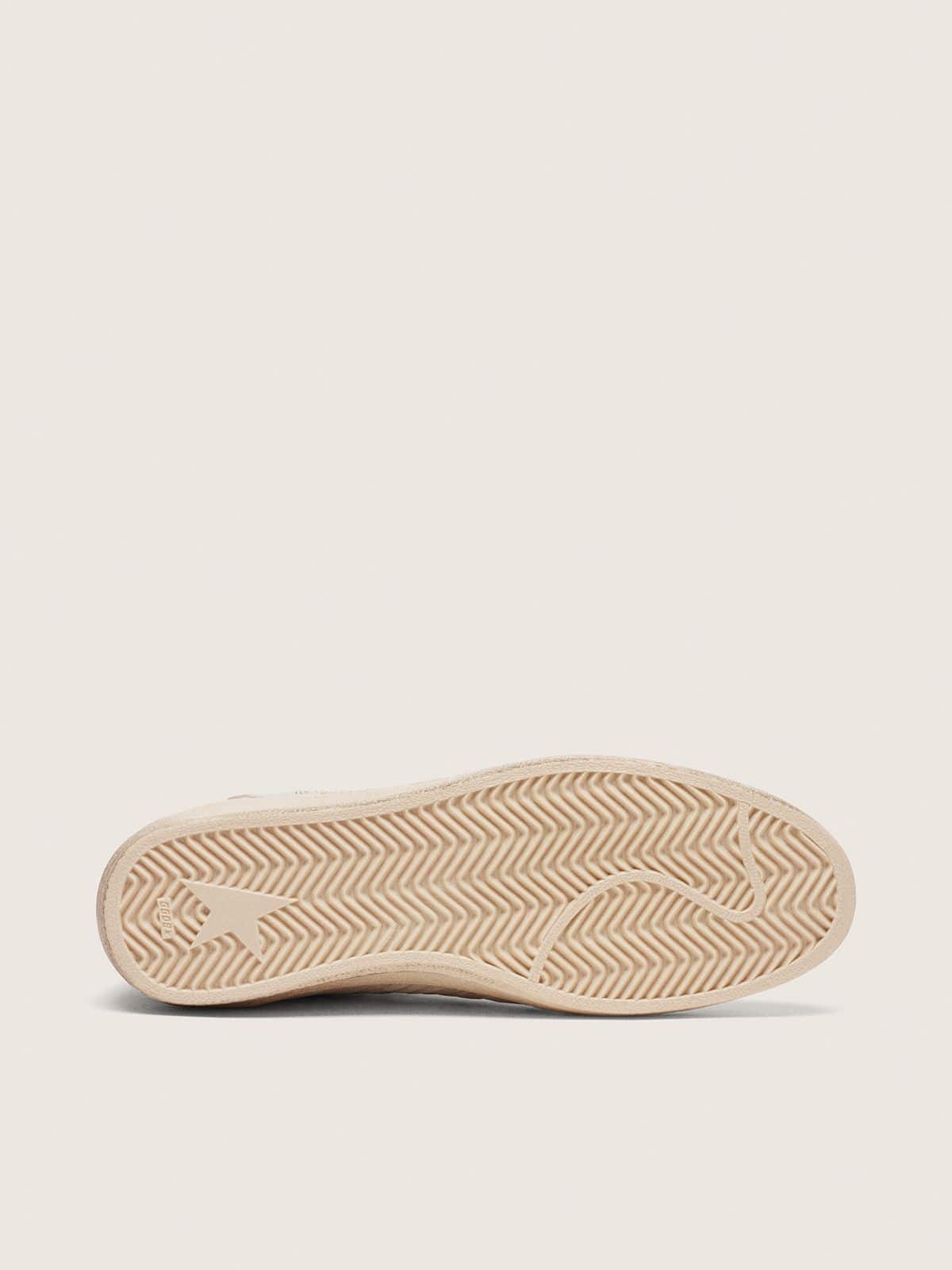Ball Star in nylon and white mesh with red nylon star and white leather heel tab - Golden Goose Men