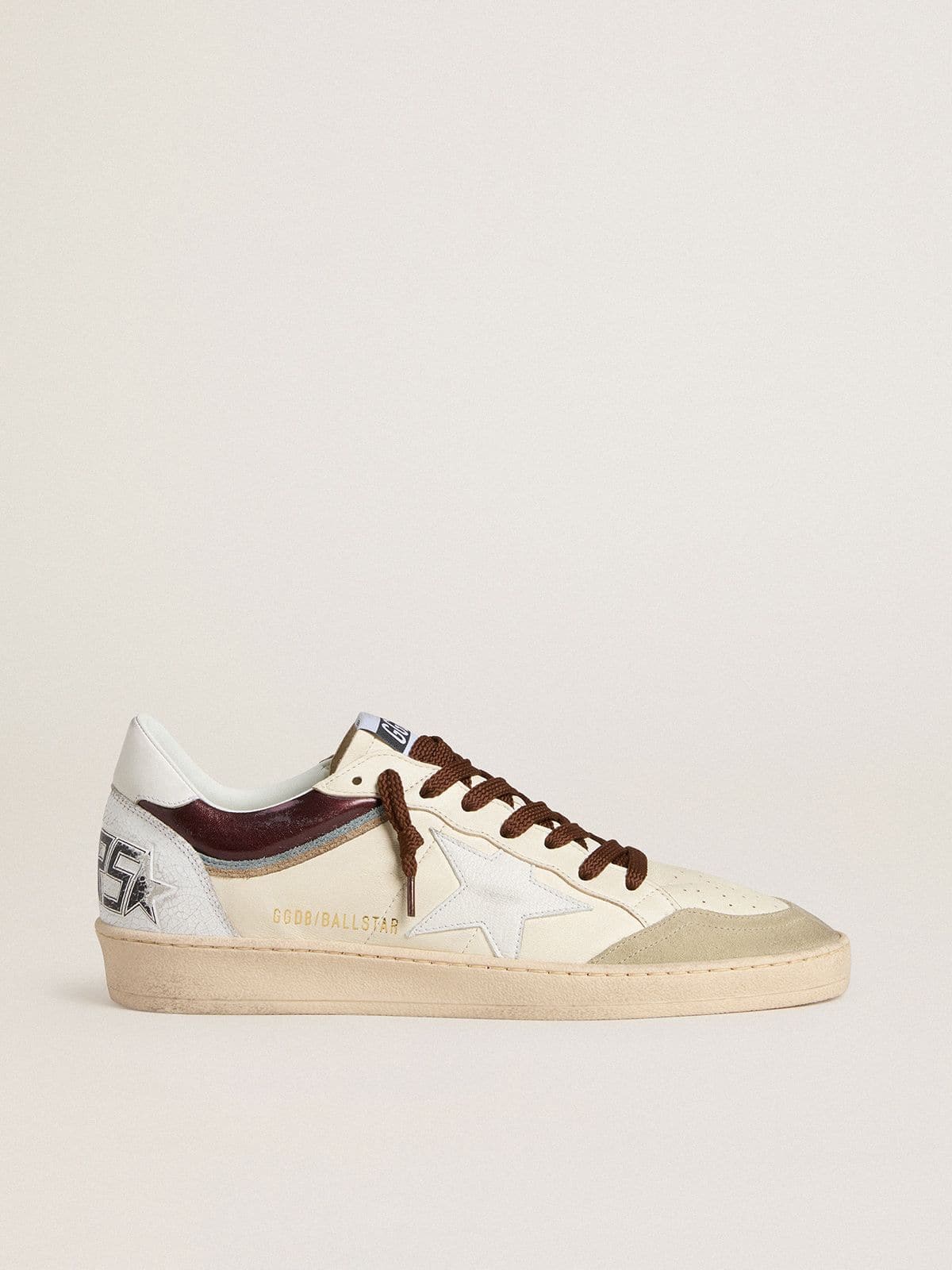 Men's Ball Star LTD in nappa with nappa star and leather heel tab - Golden Goose Men