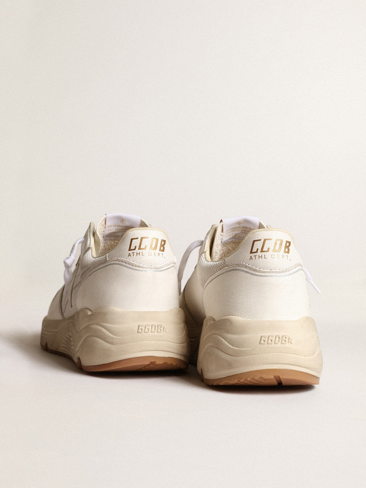 Men's Running Sole in mesh and white nappa - Golden Goose Men