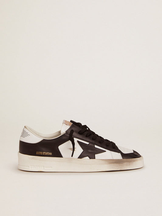 Men's Stardan in white and black leather - Golden Goose Men