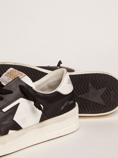 Men's Stardan in white and black leather - Golden Goose Men