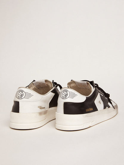Men's Stardan in white and black leather - Golden Goose Men